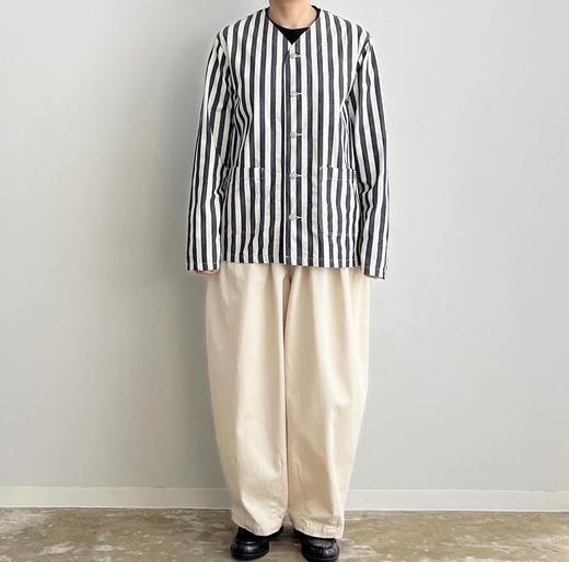 Harvesty竖条纹薄外套 商品图13