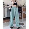 【59.9/2条 肌理感褶皱山本裤】高腰宽松显瘦山本裤女春夏季休闲垂感阔腿裤直筒裤拖地长裤 商品缩略图0