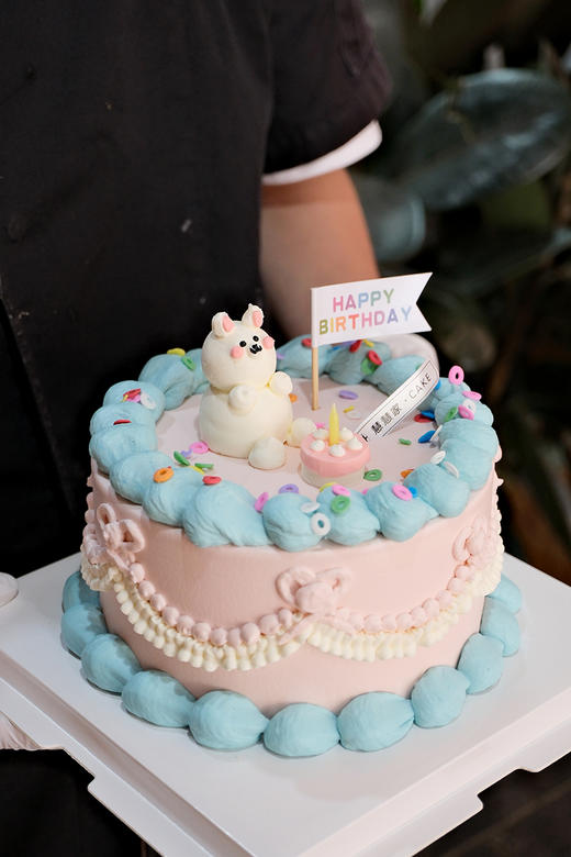 蛋糕定制—快乐小兔 商品图1