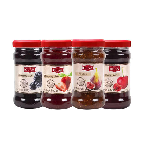 土耳其进口欧萨黑莓I 樱桃I 草莓I 无花果果酱380g 商品图5