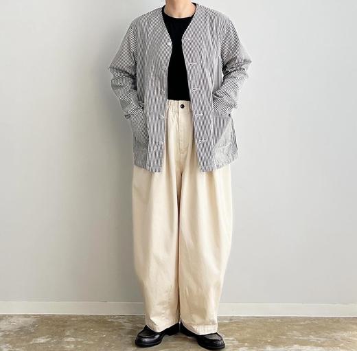 Harvesty竖条纹薄外套 商品图14