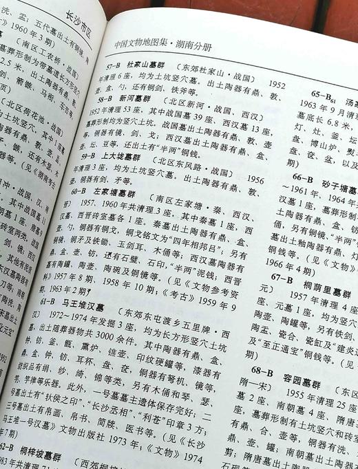 《中国文物地图集：湖南分册》，16开精装，国家文物局编，湖南地图出版社1997年一版一印，769页，定价248元，售价88元。 商品图14
