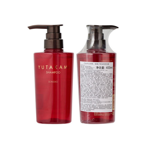 日本进口 SONOKO 荘能子 YUTAKAMI洗发水/护发素 400mL 商品图8