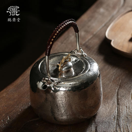 鹤鼎堂闻天系列日曜汤沸槌目纹（银色）（缺货） 商品图1