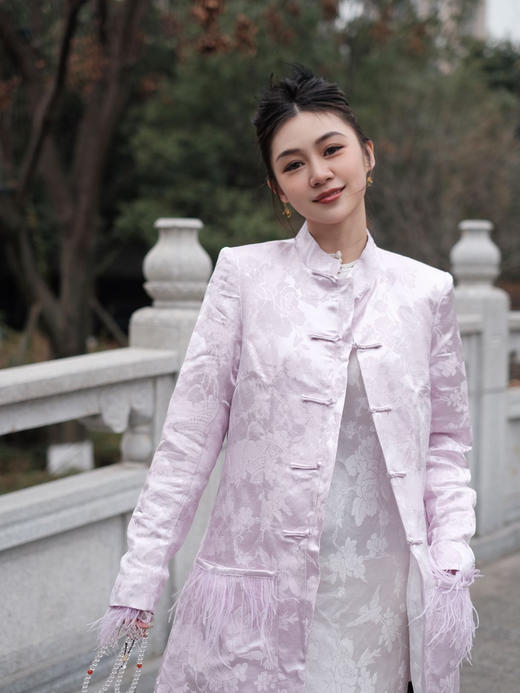 微瑕秒杀| 盛唐牡丹 |花篮硕果新中式对襟外套[特价品](特殊商品不退不换) 商品图7