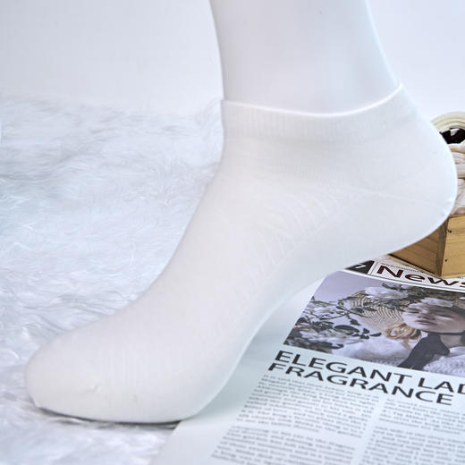 男士丝麻船袜夏季薄款半打袜无骨袜【2411301】 商品图2