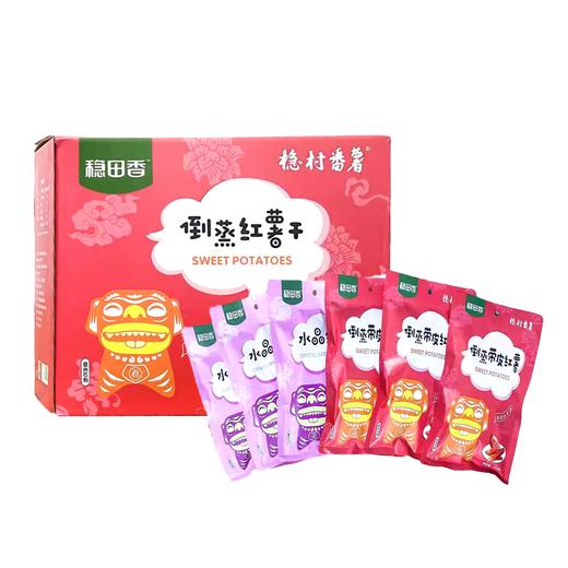 D稳田香倒蒸红薯干礼盒200g*6包 商品图0