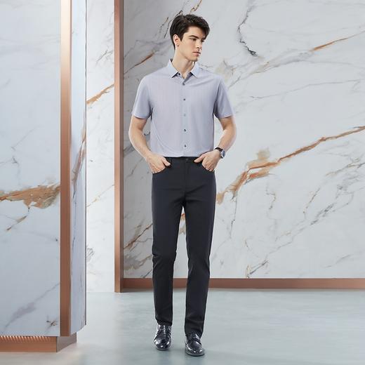 【高端系列】柒牌休闲裤男款夏季凉感索罗娜五袋款男士修身直筒裤126H72670 商品图3