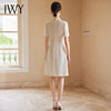 IWY/米杏色夏季连衣裙款时尚气质小香风百搭通勤主持人正装裙24Q552-M 商品缩略图3