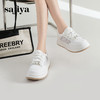 Safiya/索菲娅2024新品潮趣珍珠水钻厚底拼色网面休闲运动板鞋 SF41112M29 商品缩略图2