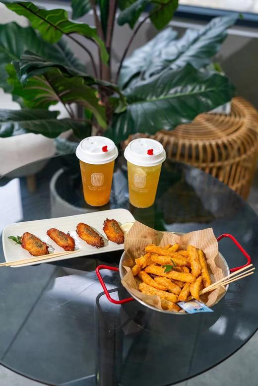 抖音-新双人套餐（蜂蜜柚子茶*1，金桔柠檬茶*1，意式烤翅*1，地瓜条*1） 商品图0