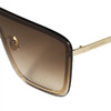 YSL 圣罗兰 女士棕色金属方形太阳镜 商品缩略图1