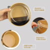 500ml/1100ml 牛皮纸带盖纸碗 沙拉碗野餐盒水果包装外卖轻食碗 圆形 一次性纸碗 商品缩略图3