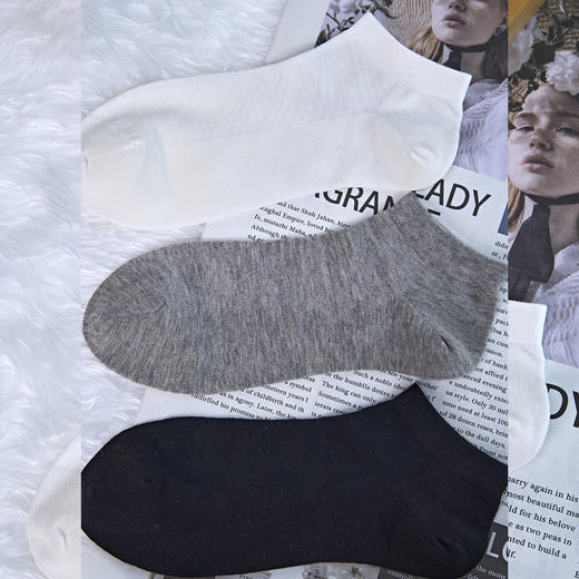 男士丝麻船袜夏季薄款半打袜无骨袜【2411301】 商品图0