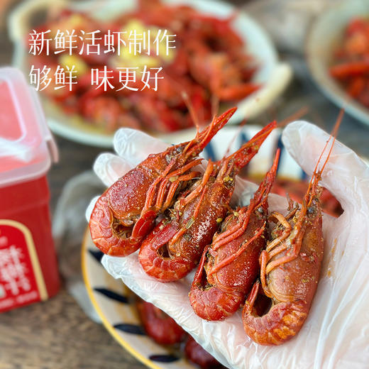 【69元3盒 预售3天】【小龙虾】夏日快乐美食  吃个过瘾 肉质肥厚 麻辣/蒜蓉/十三香700g*3盒 商品图1