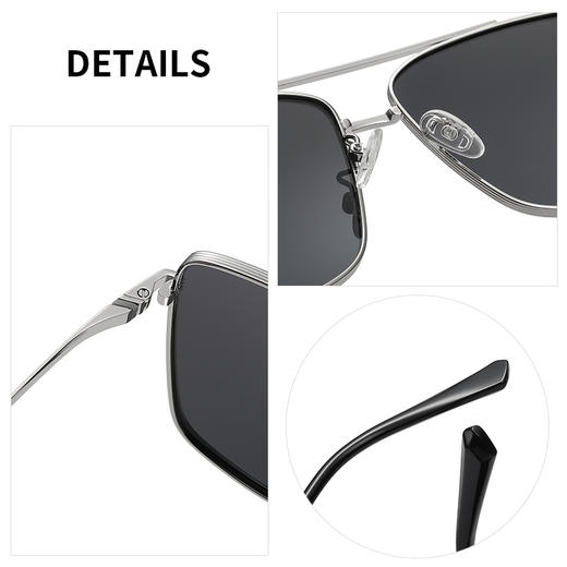 【推荐】酷点钛合金偏光防紫外线太阳镜(五色可选)） 商品图10