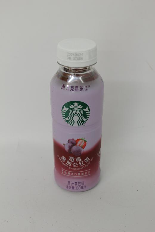 D星巴克星茶饮莓莓黑加仑红茶果汁茶饮料330ml瓶装 商品图1