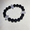 黑碧玺手链 约10mm 搭配三颗闪灵钻 商品缩略图1