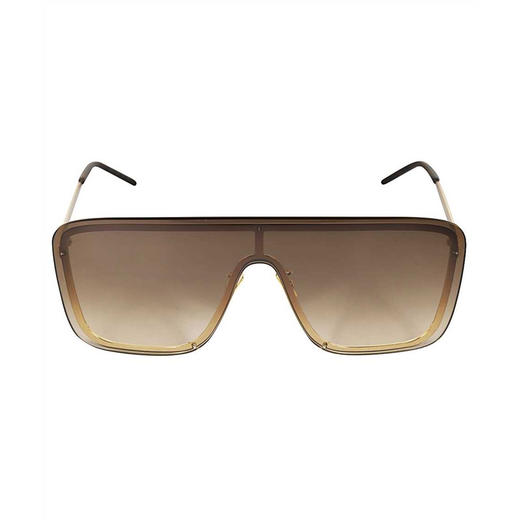 YSL 圣罗兰 女士棕色金属方形太阳镜 商品图2