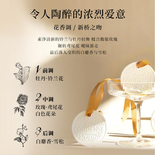 珂蒂丝法国巴黎寻香系列香氛陶瓷片自然拓香 商品图3