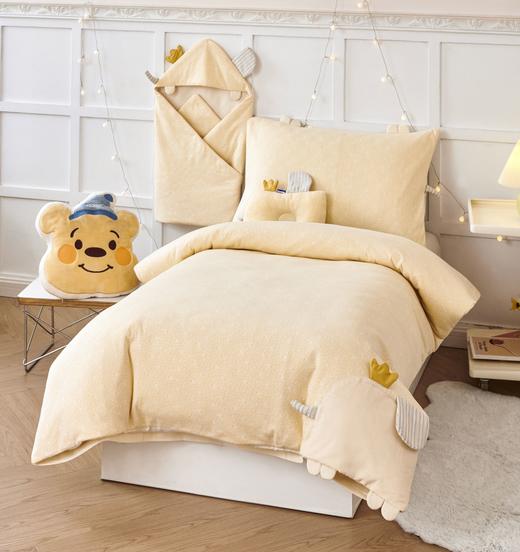 【武汉.蔡甸区】汉棉聪明象针织四件套（枕套48*74，抱被90*90，活套被120*155，定型枕18*30） 商品图1