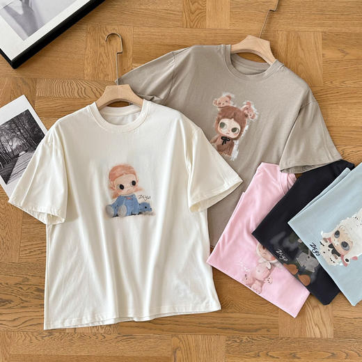 地素泡泡玛特5色印花Tee061702 商品图3