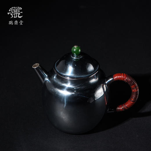 鹤鼎堂闻天系列闻天湛露镜面急须（银色）（缺货） 商品图1