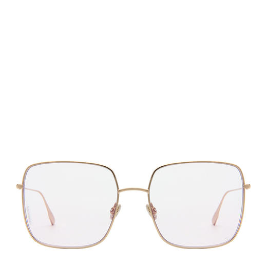 DIOR 女士淡粉色镜片金属镜框方形太阳镜 商品图2