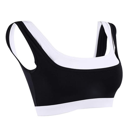 【限时秒】YOGACODE【火树银花系列】2024 春夏瑜伽服背心带胸垫辣妹假两件撞色健身背心DSB774 商品图4