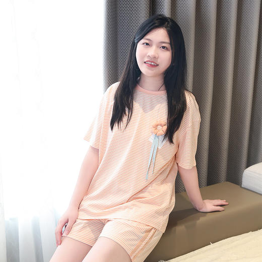 【69元1套】春夏女士短裤套头套装家居服-6242239 商品图2