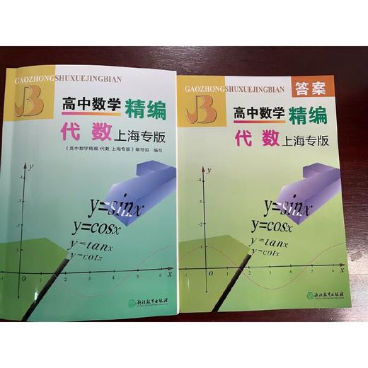 高中数学精编 代数 上海专版(高中数学精编 代数 上海专版编写组) 商品图1