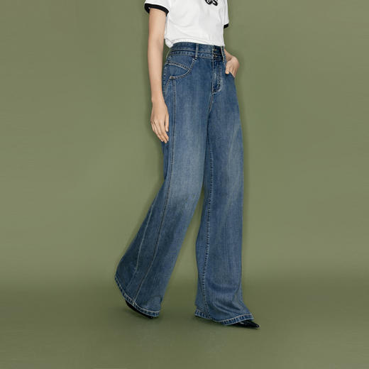 【商场同款】伊芙丽牛仔裤1F4150461 商品图0