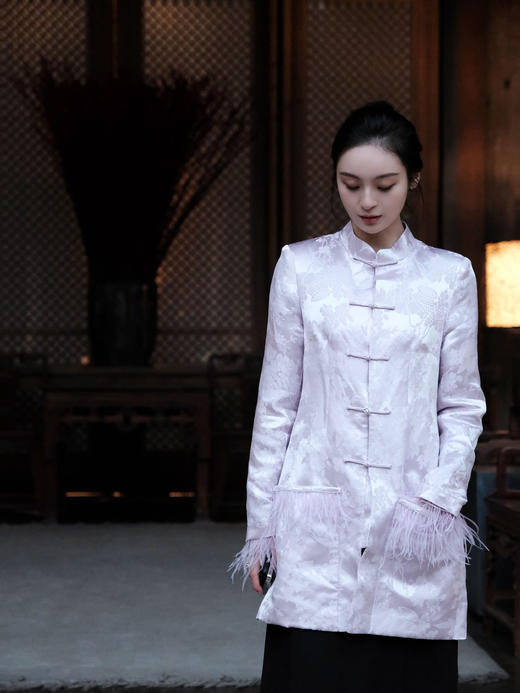 微瑕秒杀| 盛唐牡丹 |花篮硕果新中式对襟外套[特价品](特殊商品不退不换) 商品图1