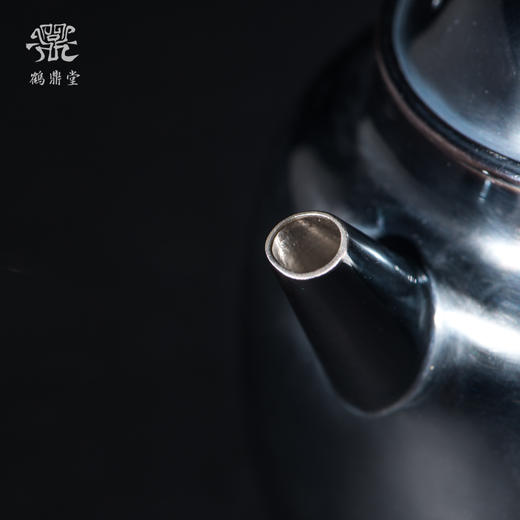 鹤鼎堂闻天系列闻天湛露镜面急须（银色）（缺货） 商品图2