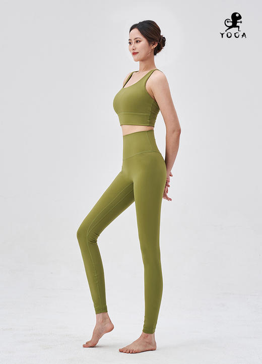 壁虎瑜伽赫本PLUS【2406TZ299】莱卡经典高弹套装【发货】（可拆卸胸垫） 商品图0