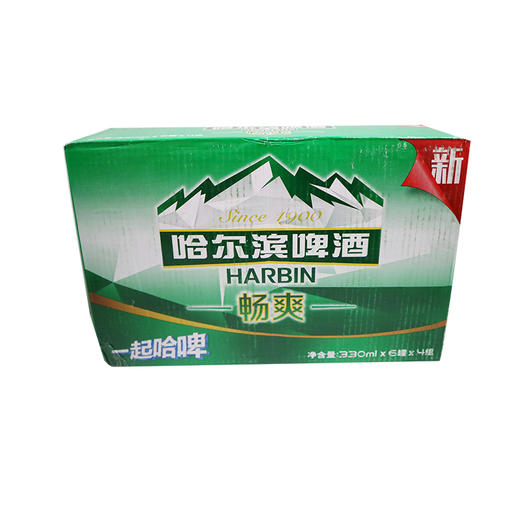 哈尔滨畅爽9度听装啤酒330ml 商品图0