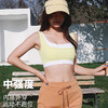 【限时秒】YOGACODE【火树银花系列】2024 春夏瑜伽服背心带胸垫辣妹假两件撞色健身背心DSB774 商品缩略图1