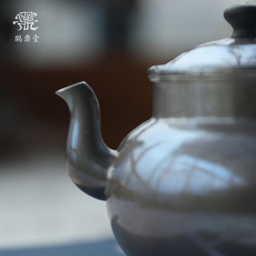 鹤鼎堂闻天系列银壶行露镜面急须（紫皮）（缺货） 商品图2