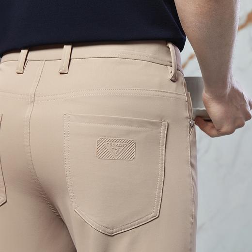 【高端系列】柒牌索罗娜休闲裤男2024夏季新款中青年高弹直筒长裤126H72680 商品图2