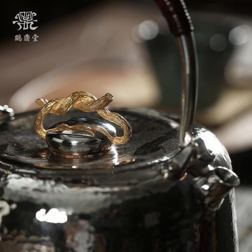 鹤鼎堂闻天系列日曜汤沸槌目纹（银色）（缺货） 商品图3