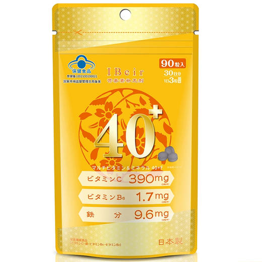 爱苾奥牌 铁多种维生素片（营养素补充剂）90片 商品图0