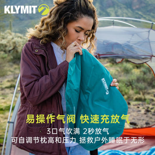 Klymit 美国户外露营X充气枕头舒适亲肤和拆卸枕头轻量便携户外露营充气 常规款-岩石棕 商品图2