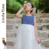 littletime儿童春夏牛仔蓝蝴蝶结背心裙轻奢礼服裙女童小香连衣裙 商品缩略图2