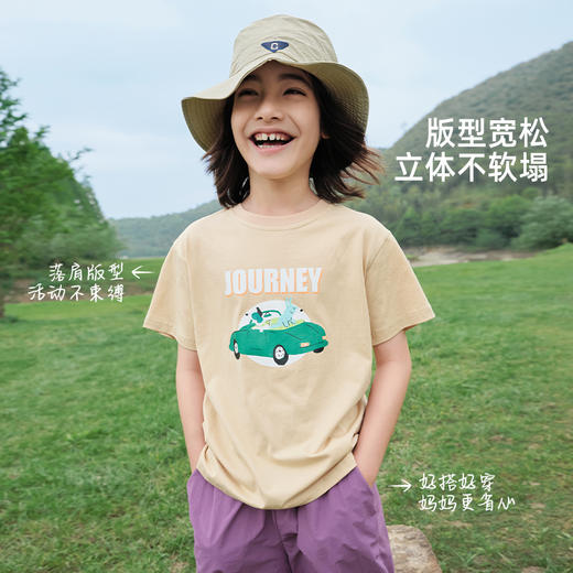 【舒爽长绒棉】儿童夏日趣味T恤PXT2407 商品图3