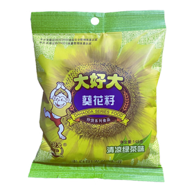 大好大锡箔装葵花籽 清凉绿茶味 145g【LY】