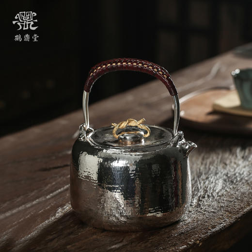 鹤鼎堂闻天系列日曜汤沸槌目纹（银色）（缺货） 商品图0