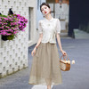 新中式国风碎花，改良旗袍两件套HR-MEIQIN6069 商品缩略图3