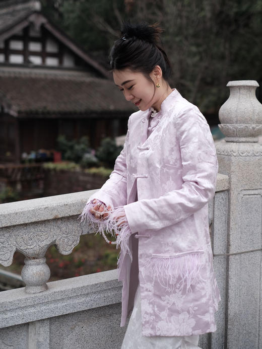 微瑕秒杀| 盛唐牡丹 |花篮硕果新中式对襟外套[特价品](特殊商品不退不换) 商品图9