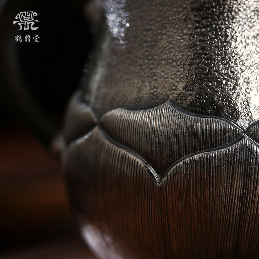 鹤鼎堂闻天系列于罦急须錾刻益树莲茭（银色）（缺货） 商品图4