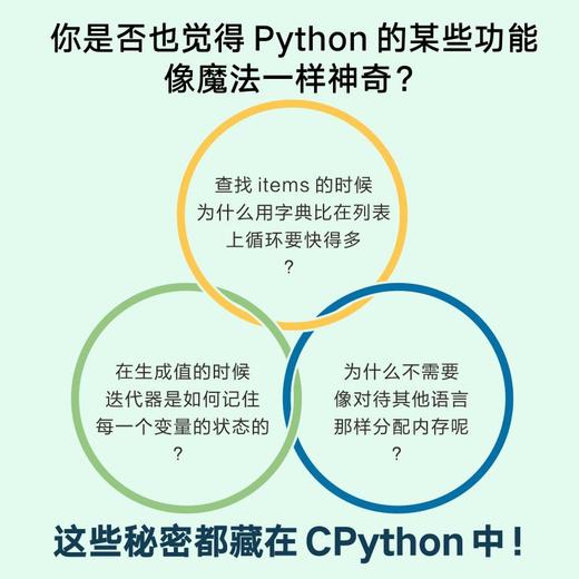 CPython设计与实现 Python编程从入门到实战C语言CPythonAI人工智能计算机编程语言程序设计书籍 商品图3